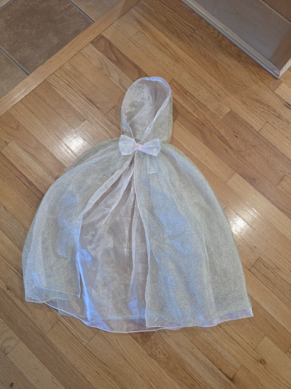 H&M Girls Metallic Hood Cape
